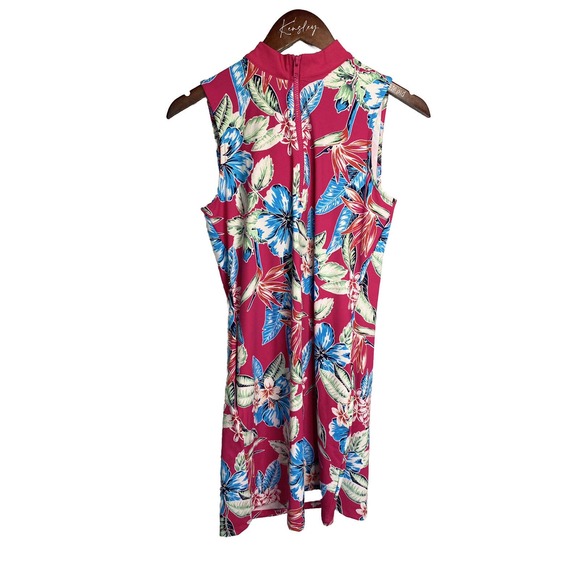 Tommy Bahama Dresses & Skirts - NWT Tommy Bahama Women’s 1/4 Zip Golf Beach Dress w/ Shorts Sz Small Pink Floral